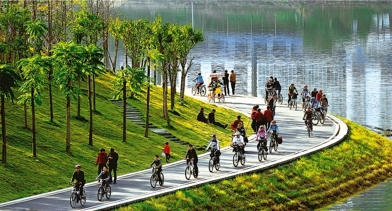 开州：环湖马拉松步道全线贯通 市民乐享幸福生活