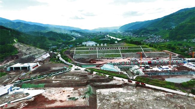 西渝高铁开州站换乘中心项目建设稳步推进