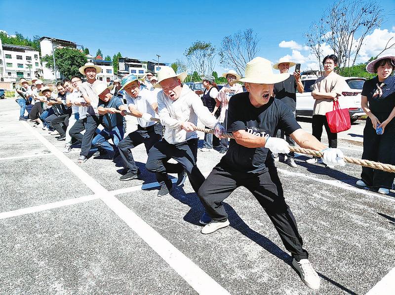 南门镇首届农事趣味运动会举行